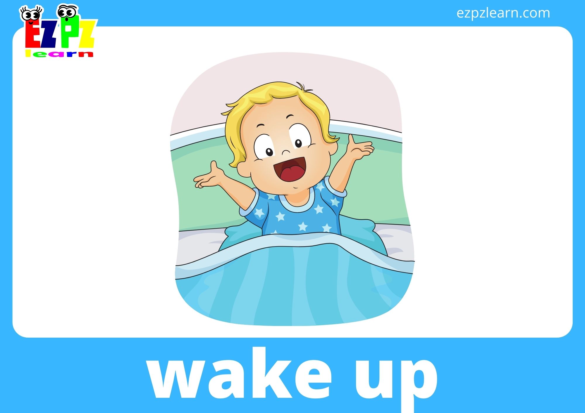 Daily Routine Flashcards With Words use online or PDF download ...