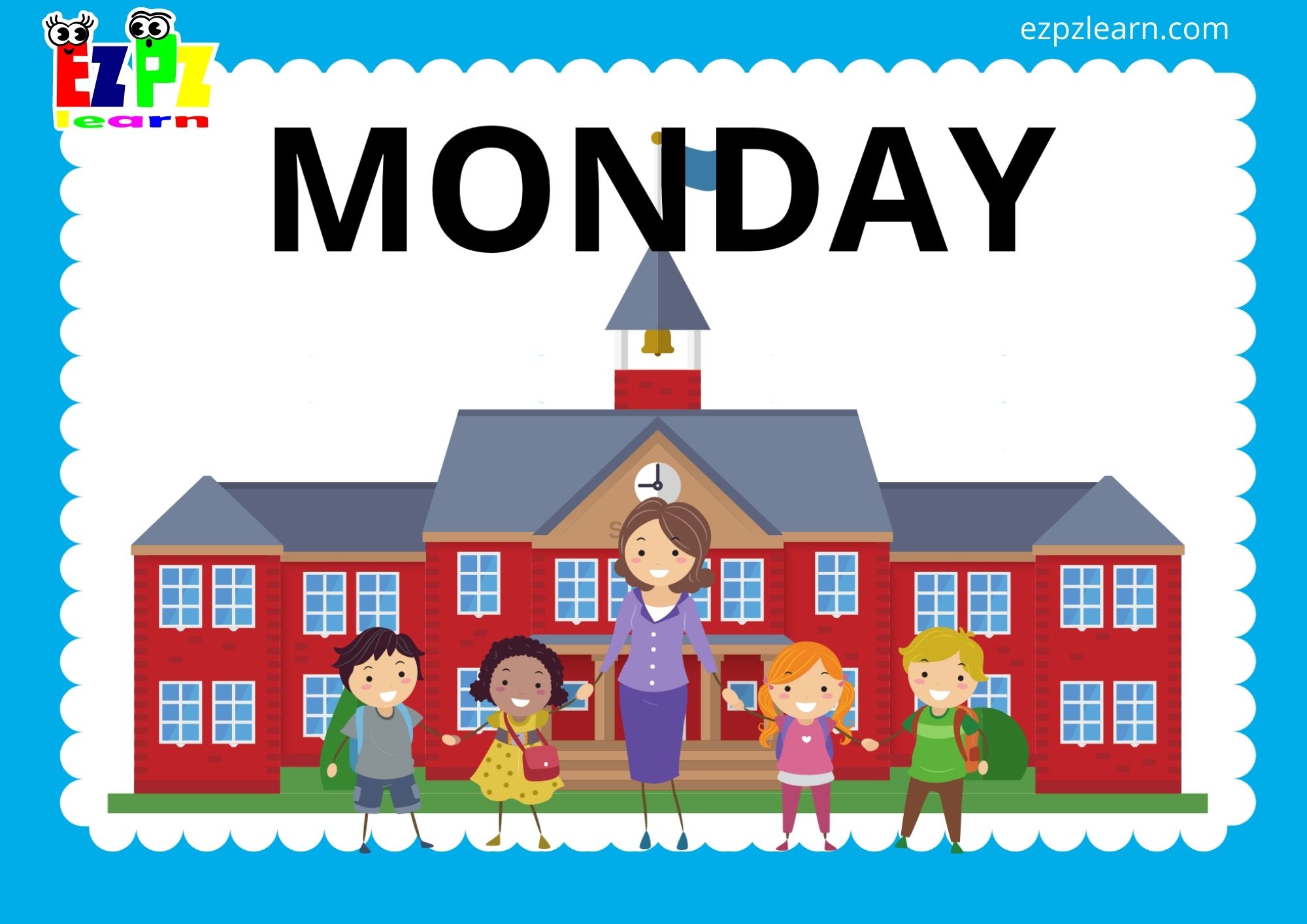 days-of-the-week-ezpzlearn-com for Days Of The Week Printables Pdf Free Download Days of the Week - Ezpzlearn.com for Days Of The Week Printables Pdf Free Download