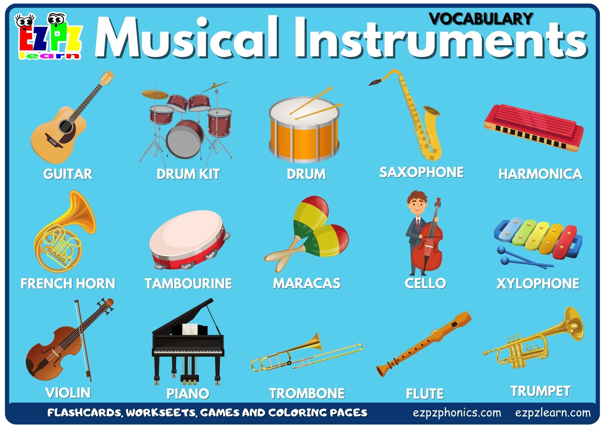 Musical Instruments - Ezpzlearn.com